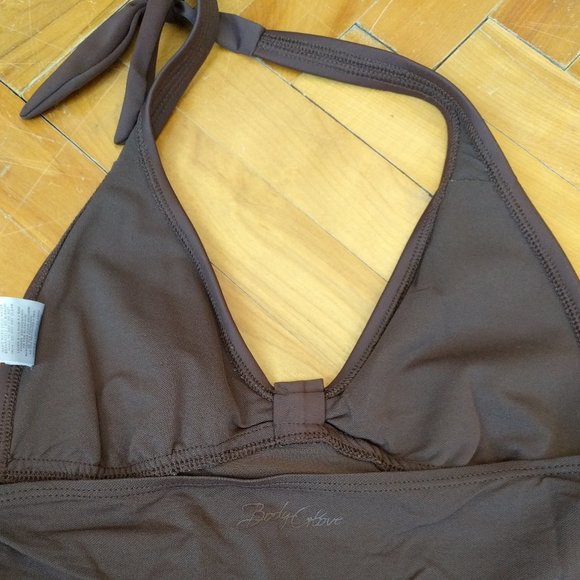 Chocolate  Halter Coverup Body Glove sz S - Picture 4 of 6